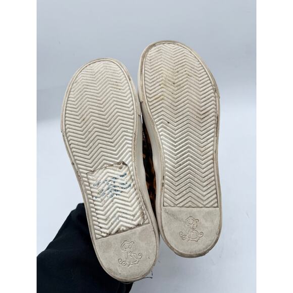 LRL Ralph Lauren Ria III Leopard Cheetah Print Slip On Leather Sneaker Women's 7 - Picture 8 of 8